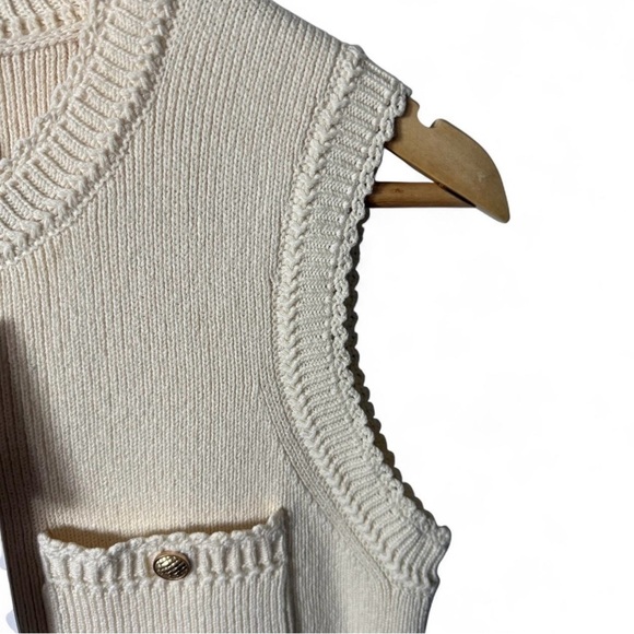 Reformation Mini Dress Women's Small Ivory Catalina Organic Cotton NWT - Picture 6 of 8